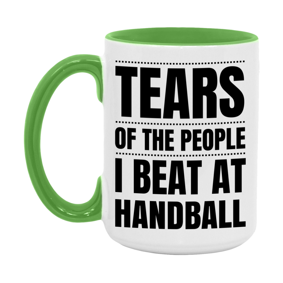 Funny Handball Mug - "Tears Of The People I Beat At Handball" - 11Oz Or 15Oz Ceramic Coffee Cup