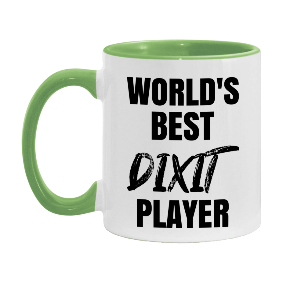 World's Best Dixit Player Mug, Funny Game Board Gift, 11Oz Or 15Oz White Ceramic Mug