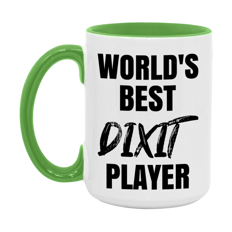 World's Best Dixit Player Mug, Funny Game Board Gift, 11Oz Or 15Oz White Ceramic Mug