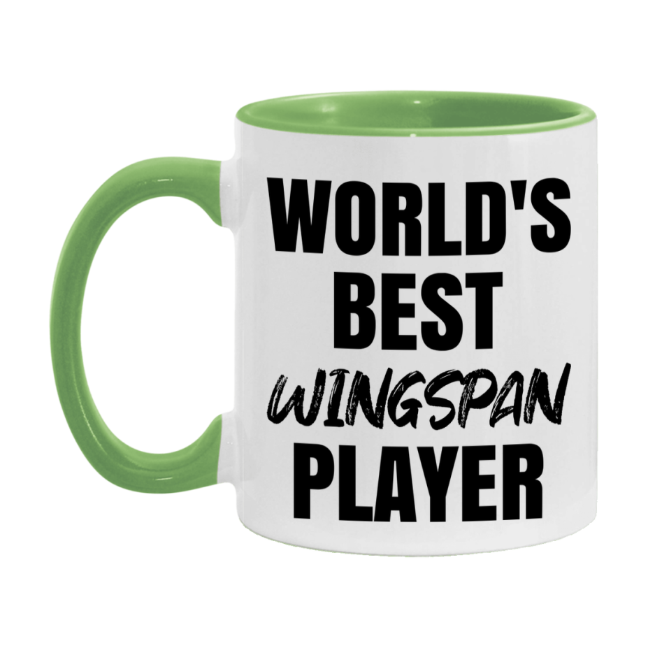 World's Best Wingspan Player Mug, Funny Game Board Gift, 11Oz Or 15Oz White Ceramic Mug