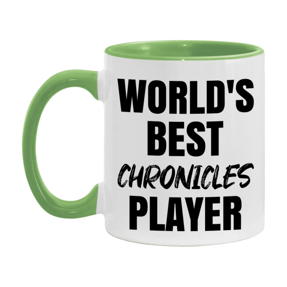 World's Best Chronicles Player Mug, Funny Game Board Gift, 11Oz Or 15Oz White Ceramic Mug
