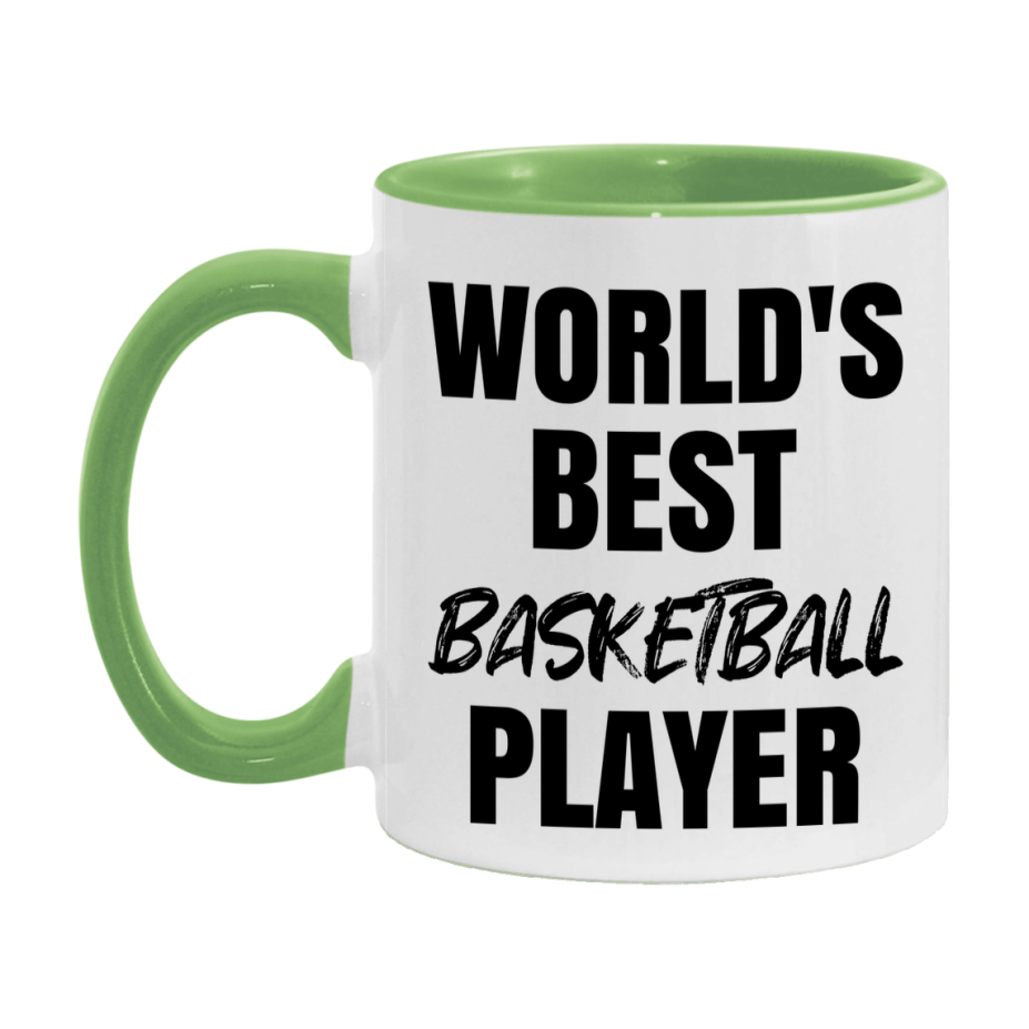 World's Best Basketball Player Mug, Double-Sided 11Oz Or 15Oz Coffee Cup