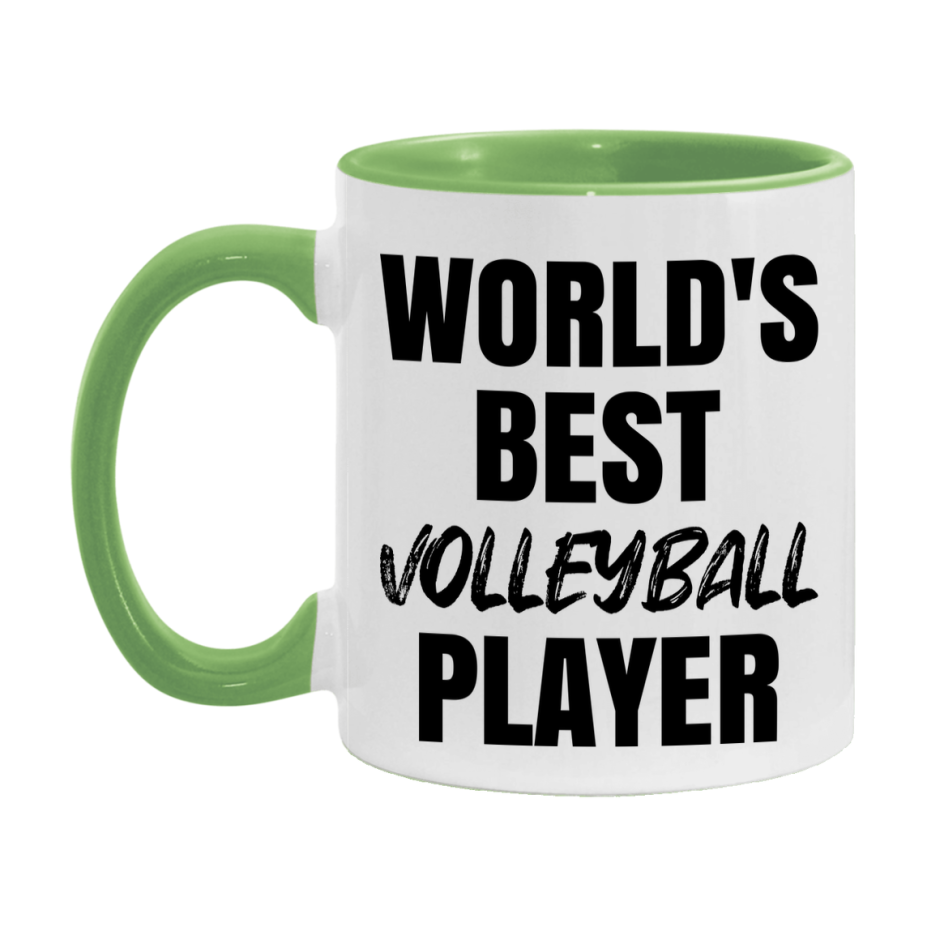 World's Best Volleyball Player Mug, Double-Sided 11Oz Or 15Oz Coffee Cup