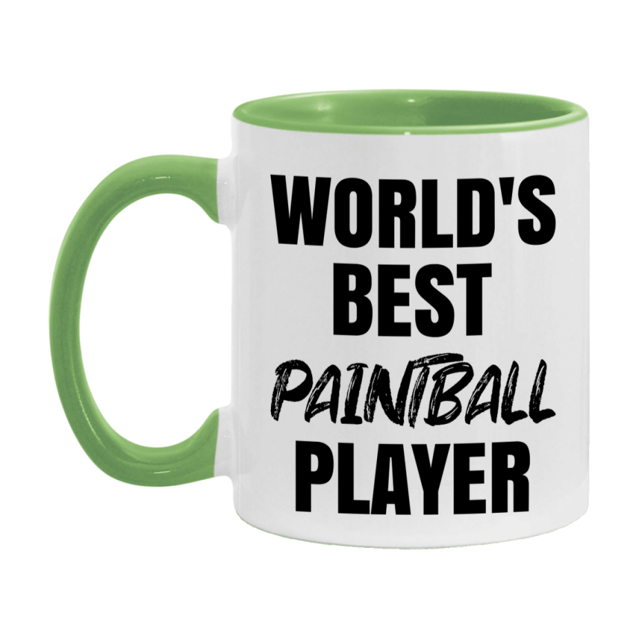 World's Best Paintball Player Mug, Double-Sided 11Oz Or 15Oz Coffee Cup
