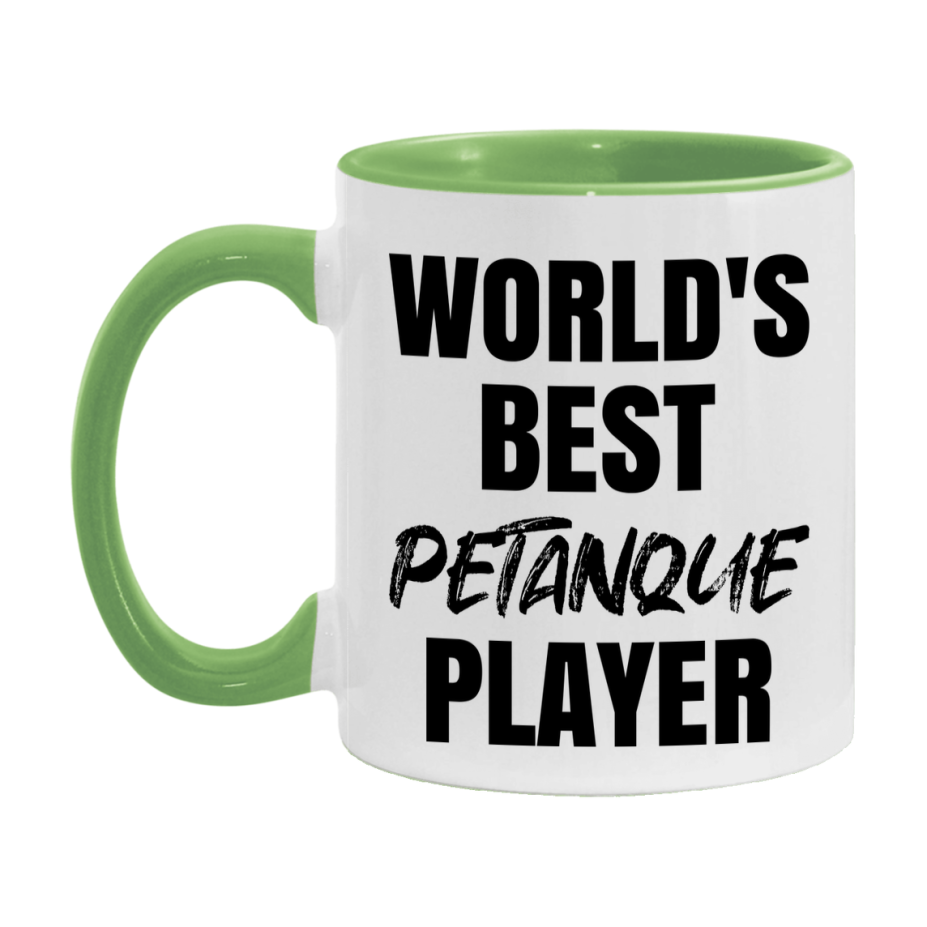 World's Best Petanque Player Mug, Double-Sided 11Oz Or 15Oz Coffee Cup
