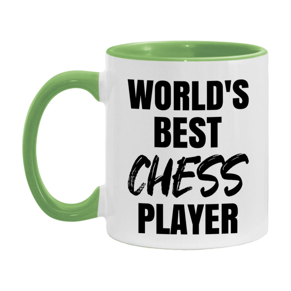 World's Best Chess Player Mug, Double-Sided 11Oz Or 15Oz Coffee Cup