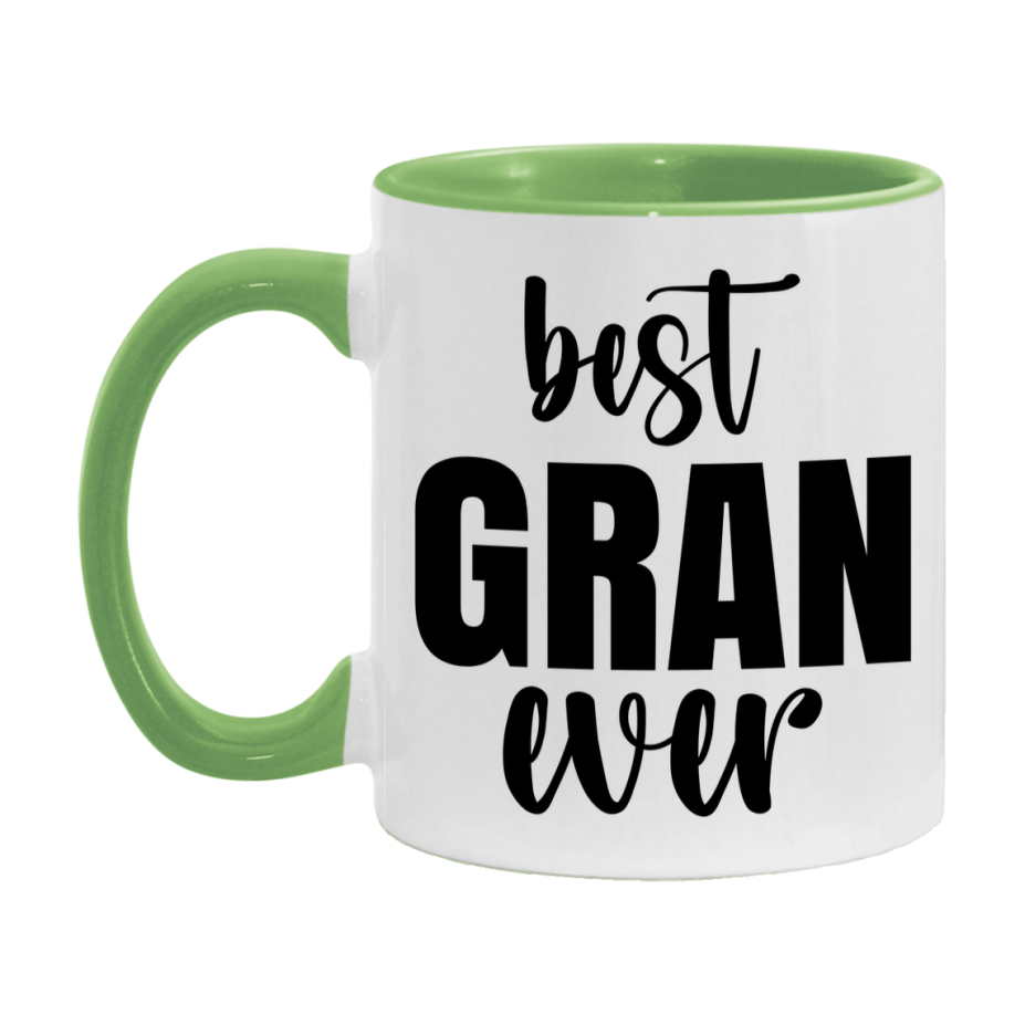 Best Gran Ever Mug, Mother's Day Gift, 11Oz Or 15Oz Ceramic Coffee Cup