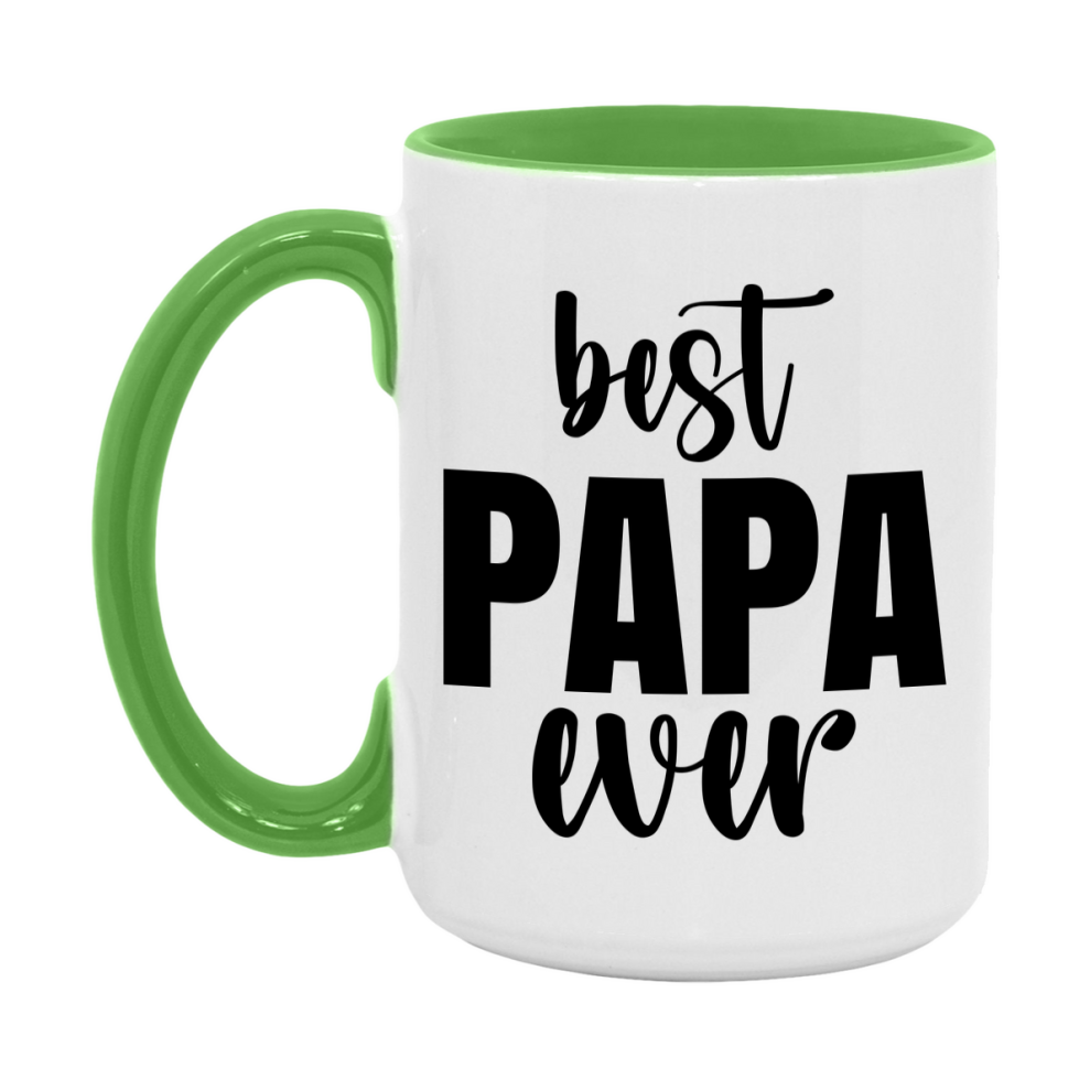 Best Papa Ever Mug, Father’s Day Gift, 11Oz Or 15Oz Ceramic Coffee Mug