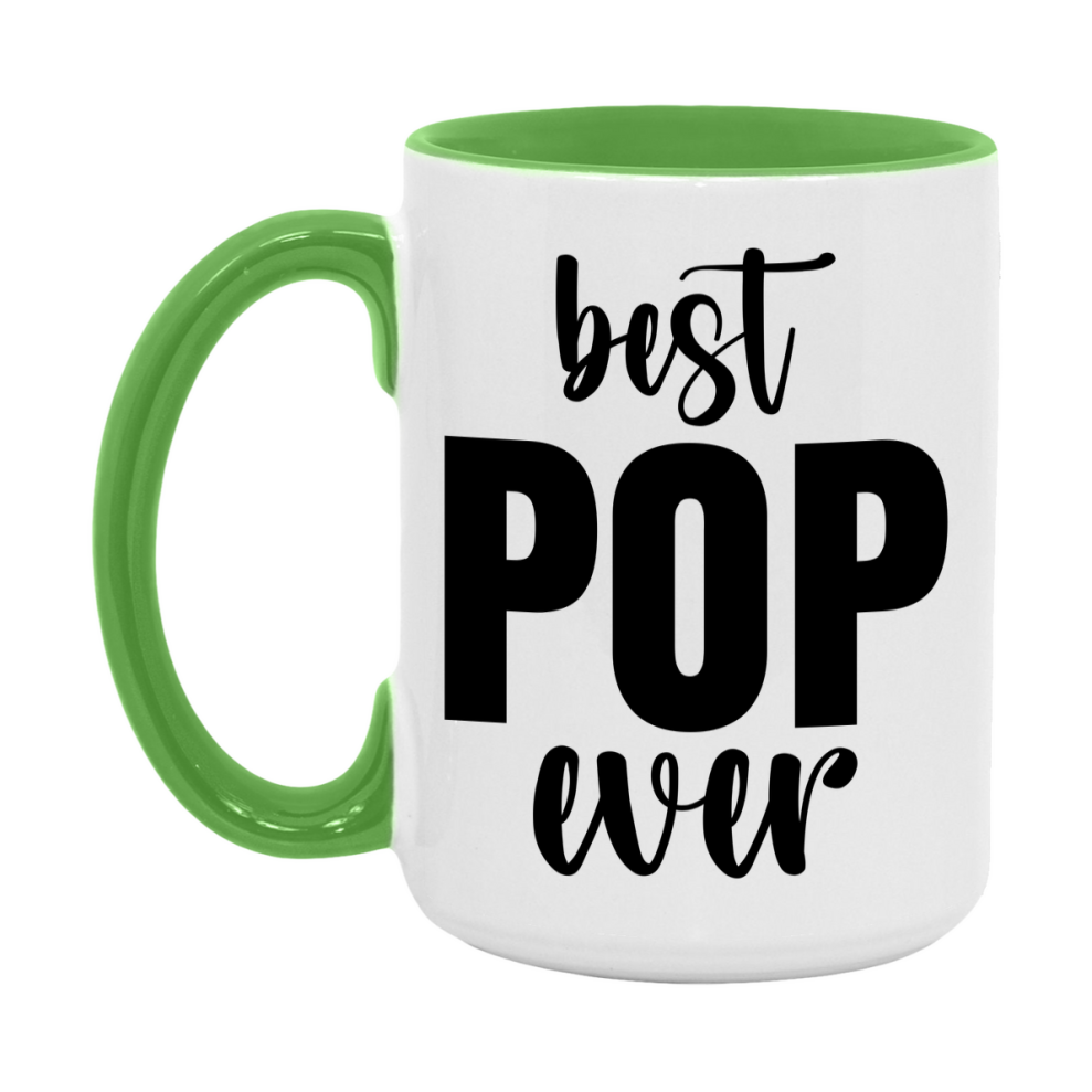 Best Pop Ever Mug, Father’s Day Gift, 11Oz Or 15Oz Ceramic Coffee Mug