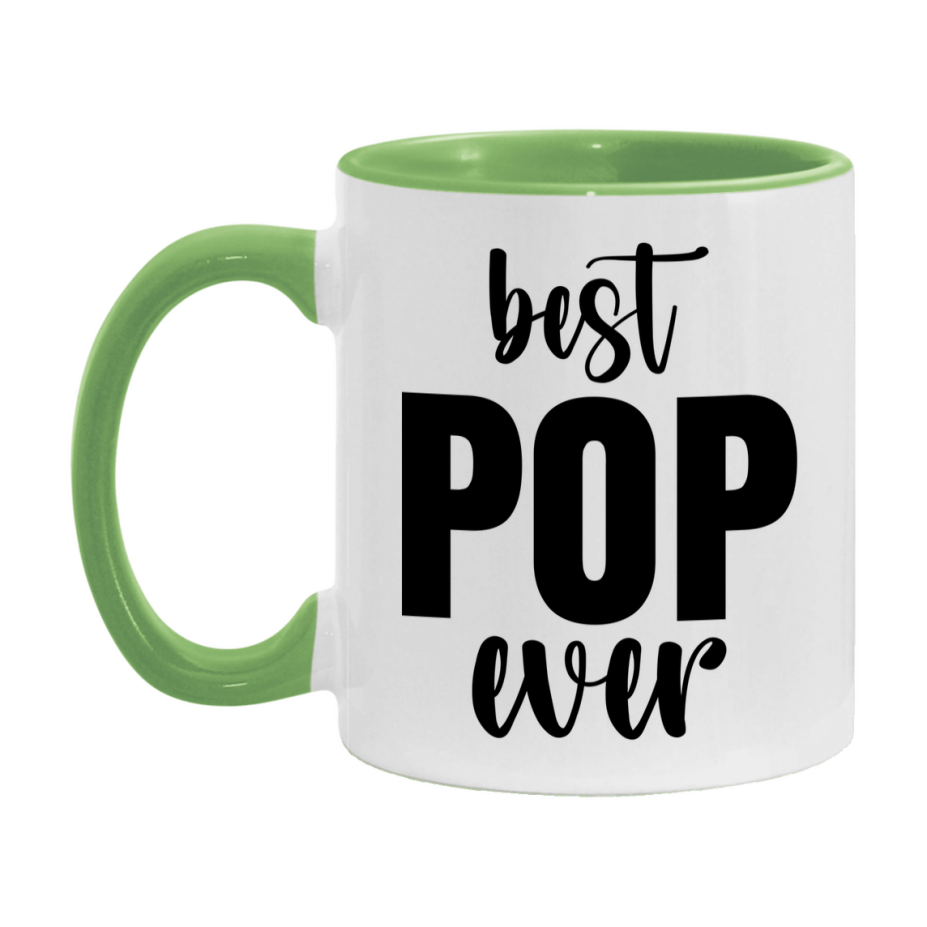 Best Pop Ever Mug, Father’s Day Gift, 11Oz Or 15Oz Ceramic Coffee Mug