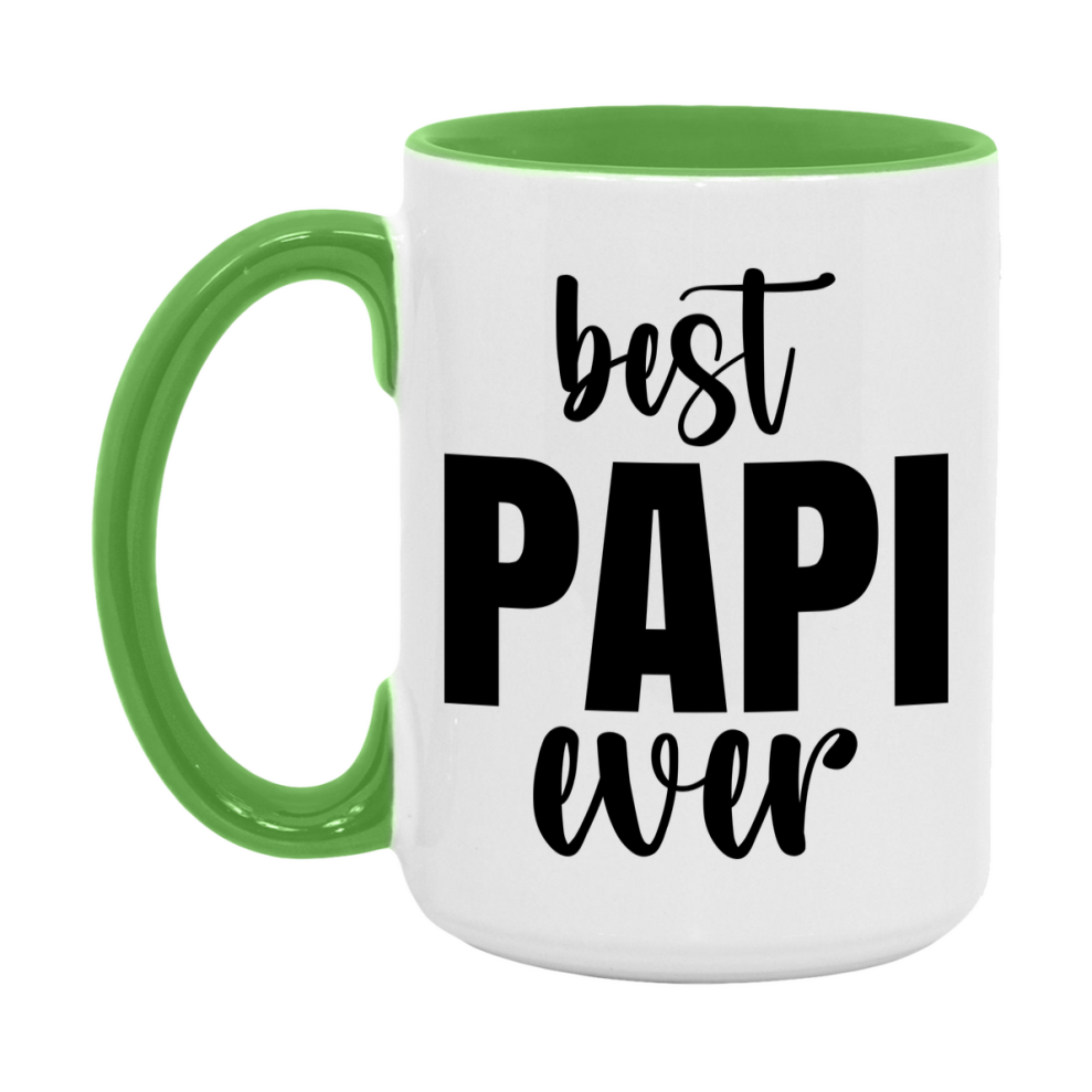 Best Papi Ever Mug, Father’s Day Gift, 11Oz Or 15Oz Ceramic Coffee Mug