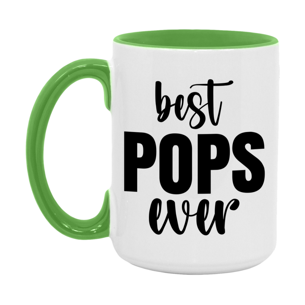 Best Pops Ever Mug, Father’s Day Gift, 11Oz Or 15Oz Ceramic Coffee Mug