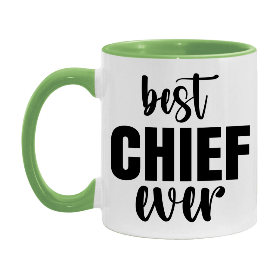 Best Chief Ever Mug, Father’s Day Gift, 11Oz Or 15Oz Ceramic Coffee Mug