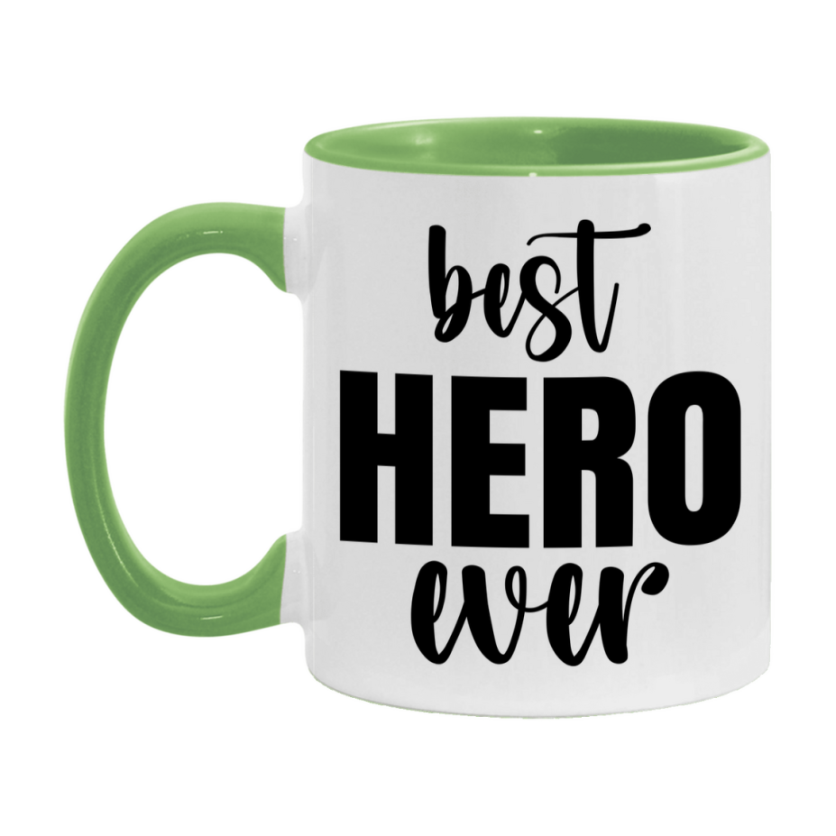 Best Hero Ever Mug, Father’s Day Gift, 11Oz Or 15Oz Ceramic Coffee Mug