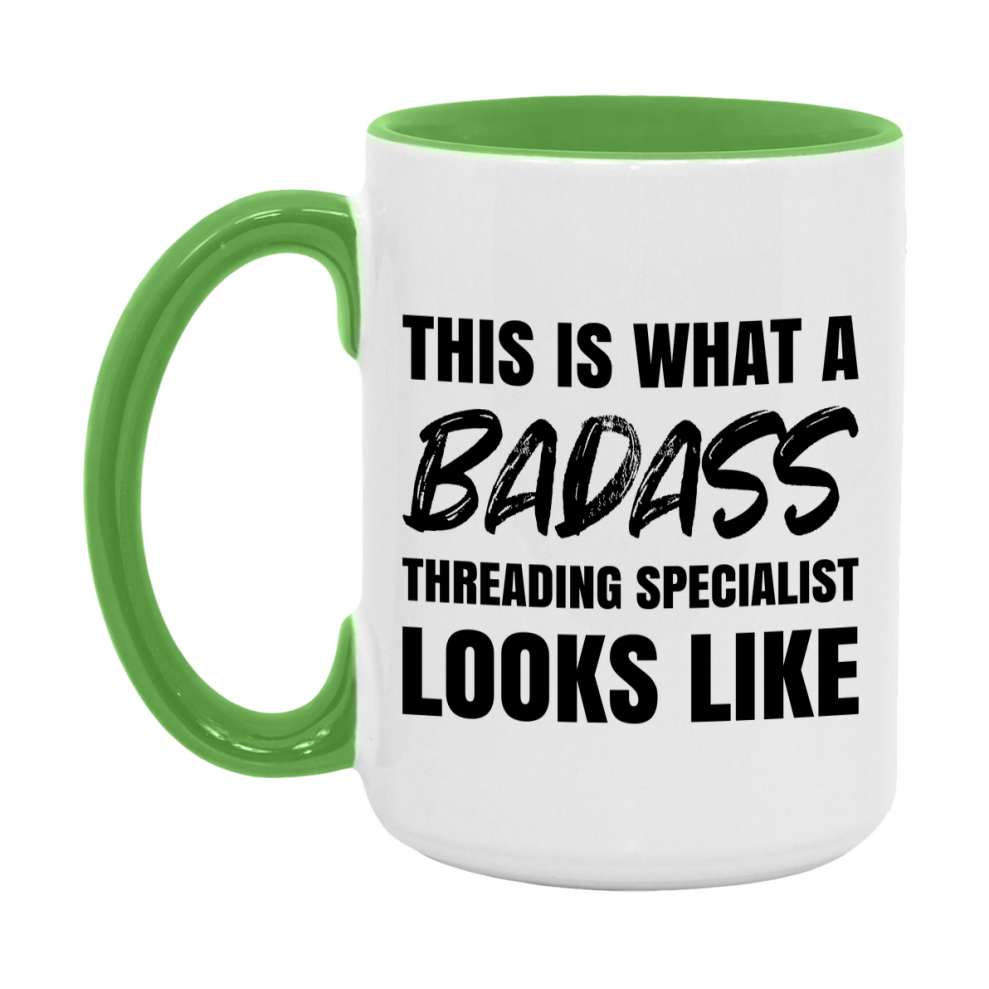 Threading Specialist Gifts For Women, Threading Specialist 11Oz Or 15Oz Ceramic Coffee Mug, Funny Novelty Gift For Threading Specialist