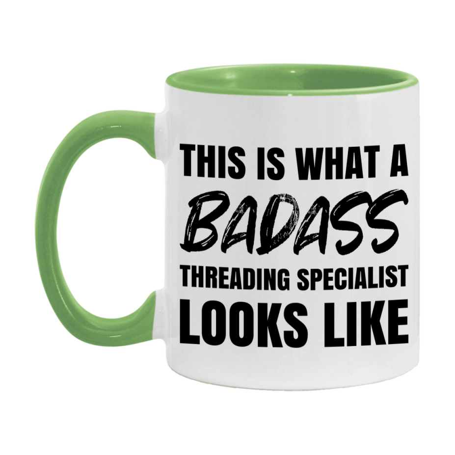 Threading Specialist Gifts For Women, Threading Specialist 11Oz Or 15Oz Ceramic Coffee Mug, Funny Novelty Gift For Threading Specialist