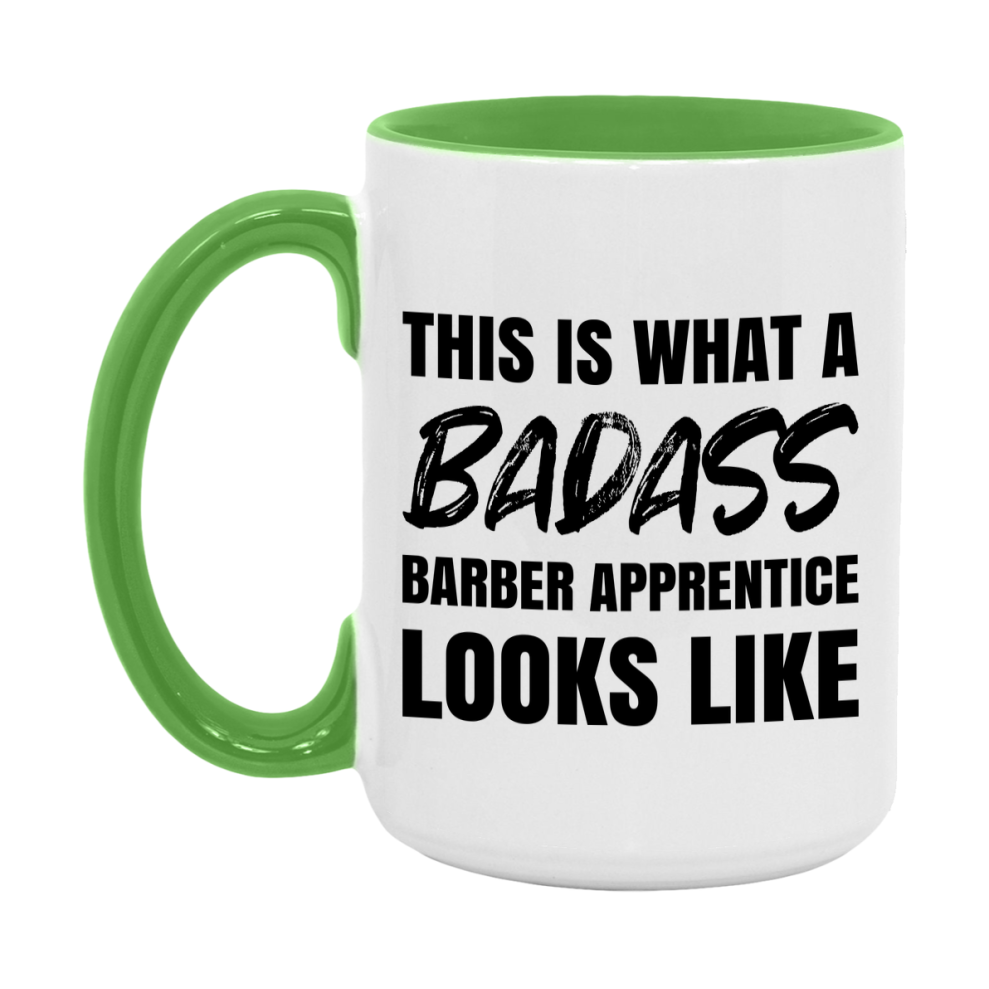 Barber Apprentice Gifts For Women, Barber Apprentice 11Oz Or 15Oz Ceramic Coffee Mug, Funny Novelty Gift For Barber Apprentice
