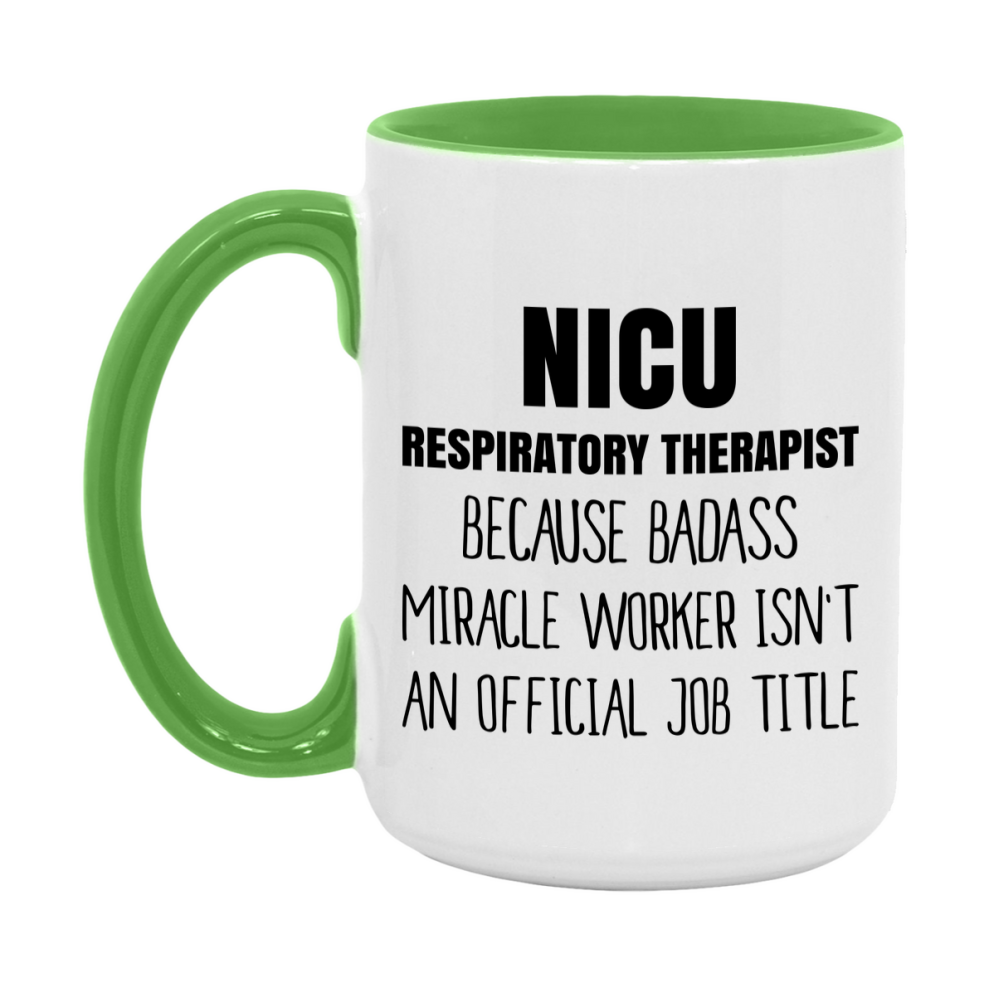 Nicu Respiratory Therapist Gifts, 11Oz Or 15Oz Ceramic Coffee Cup, Double-Sided Coffee Mug