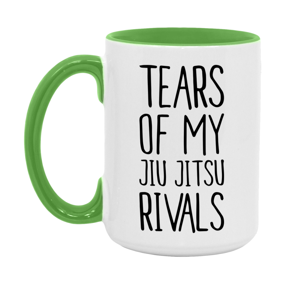 Funny Jiu Jitsu Mug, Tears Of My Jiu Jitsu Rivals, 11Oz Or 15Oz Coffee Cup