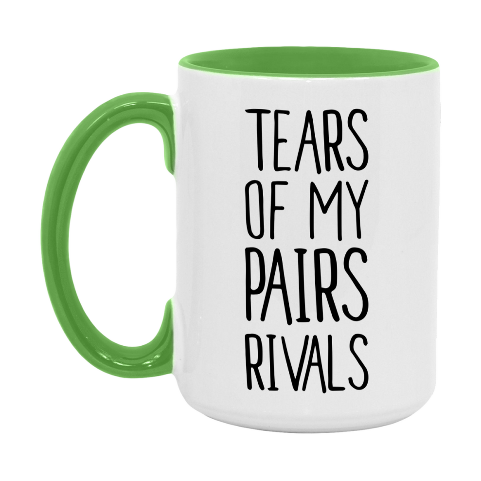 Funny Card Game Mug, Tears Of My Card Game Rivals, Gift For Card Players, 11Oz Or 15Oz Coffee Cup