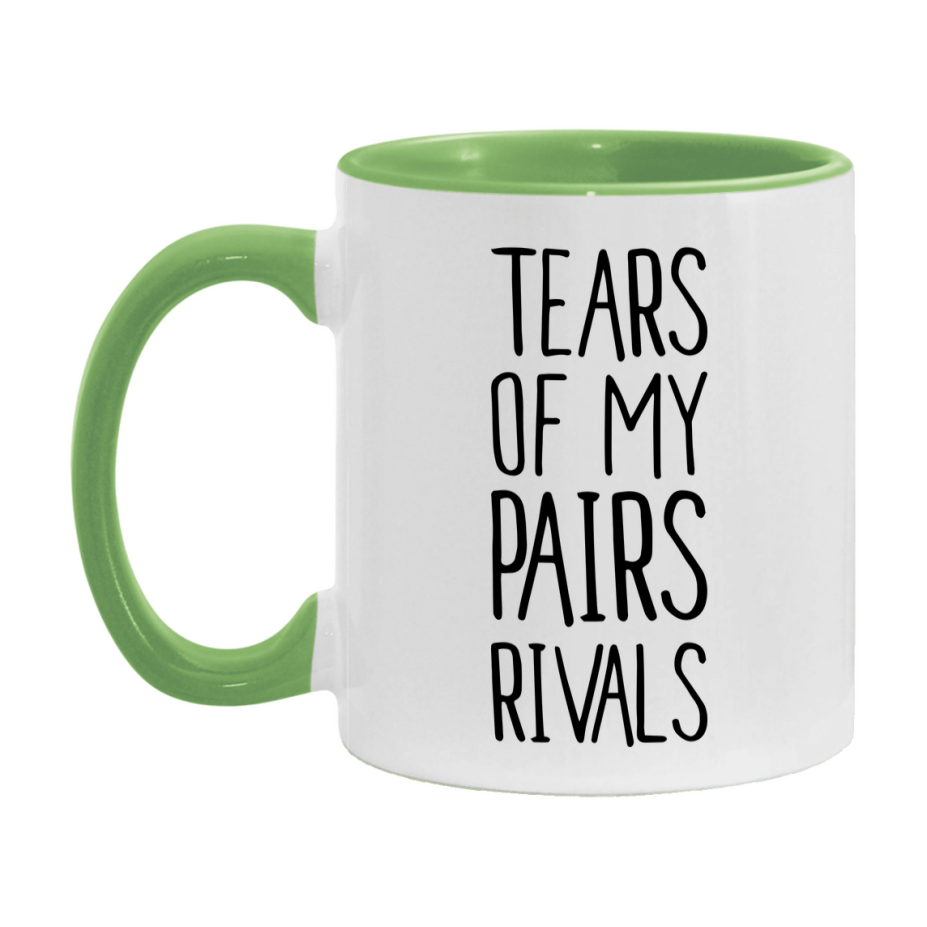Funny Card Game Mug, Tears Of My Card Game Rivals, Gift For Card Players, 11Oz Or 15Oz Coffee Cup