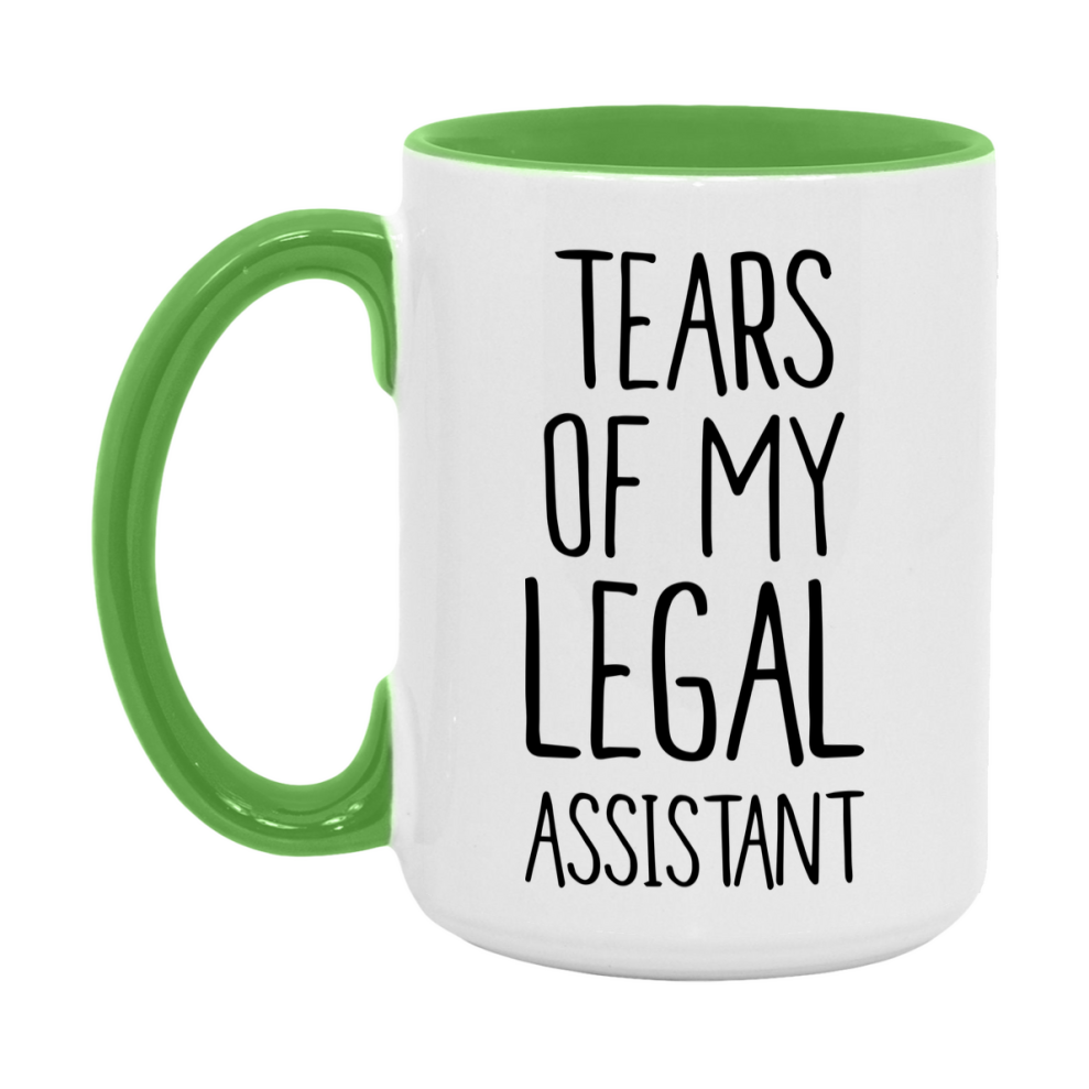 Funny Legal Mug, Tears Of My Legal Assistant, 11Oz Or 15Oz Coffee Cup