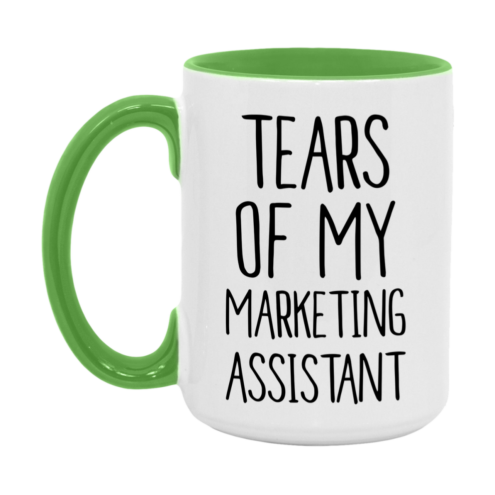 Funny Marketing Mug, Tears Of My Marketing Assistant, 11Oz Or 15Oz Coffee Cup