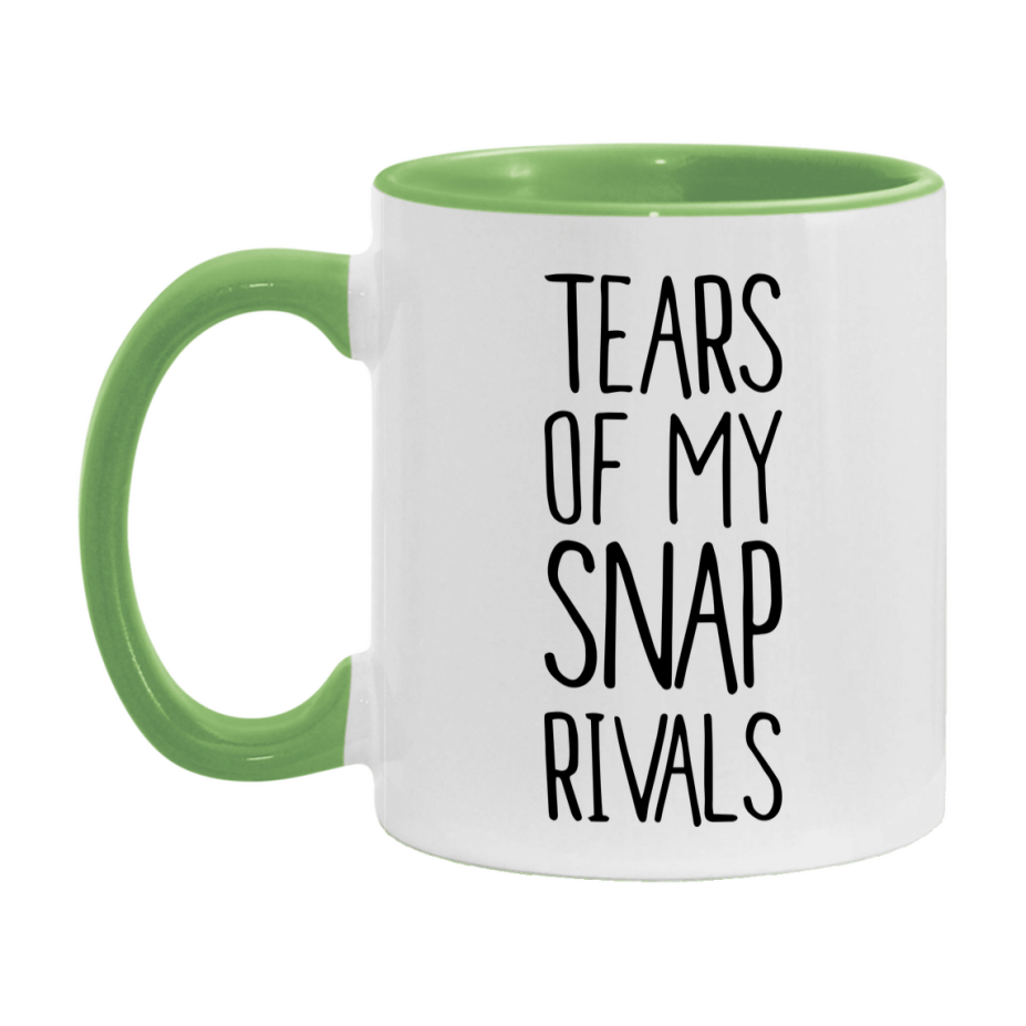 Funny Snap Mug, Tears Of My Snap Rivals, 11Oz Or 15Oz Ceramic Coffee Cup