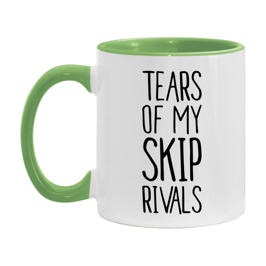 Funny Skip Mug, Tears Of My Skip Rivals, 11Oz Or 15Oz Ceramic Coffee Cup