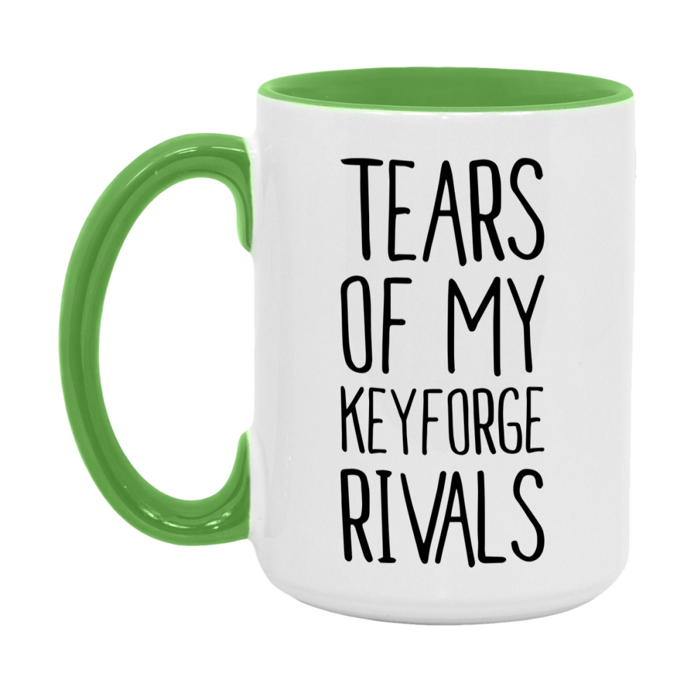 Funny Keyforge Mug, Tears Of My Keyforge Rivals, 11Oz Or 15Oz Ceramic Coffee Cup