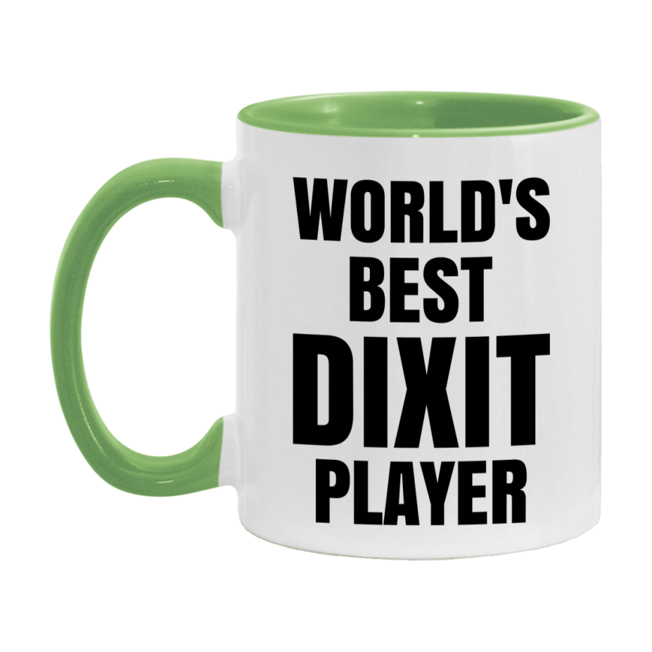 Funny Game Board Mug, World's Okayest Dixit Player, 11Oz Or 15Oz Ceramic Coffee Cup