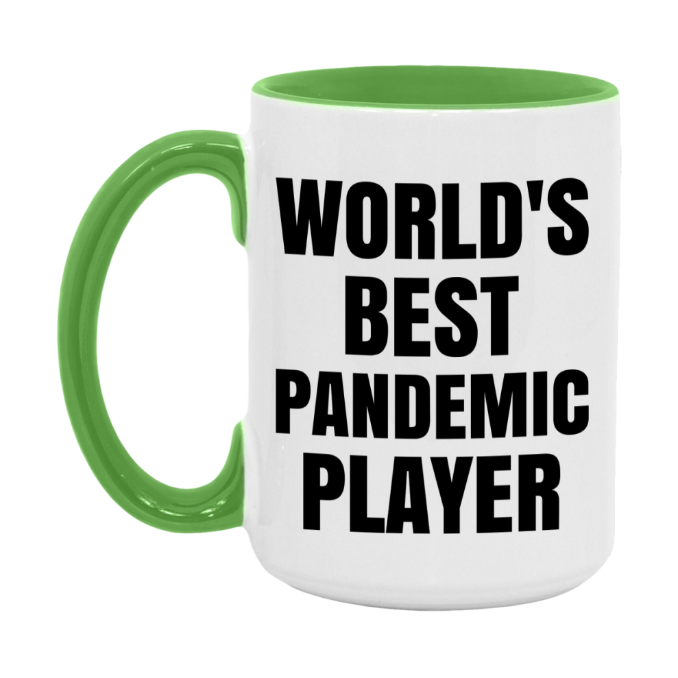 Funny Game Board Mug, World's Okayest Pandemic Player, 11Oz Or 15Oz Ceramic Coffee Cup