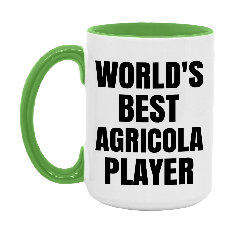 Funny Game Board Mug, World's Okayest Agricola Player, 11Oz Or 15Oz Ceramic Coffee Cup