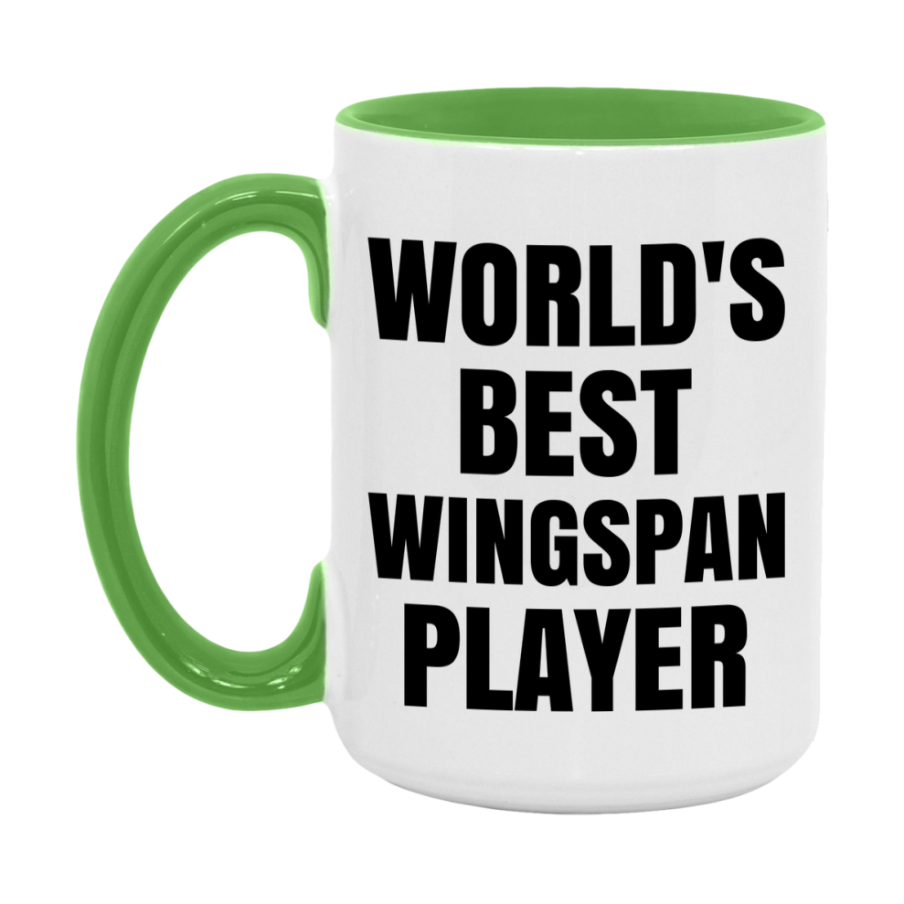Funny Game Board Mug, World's Okayest Wingspan Player, 11Oz Or 15Oz Ceramic Coffee Cup