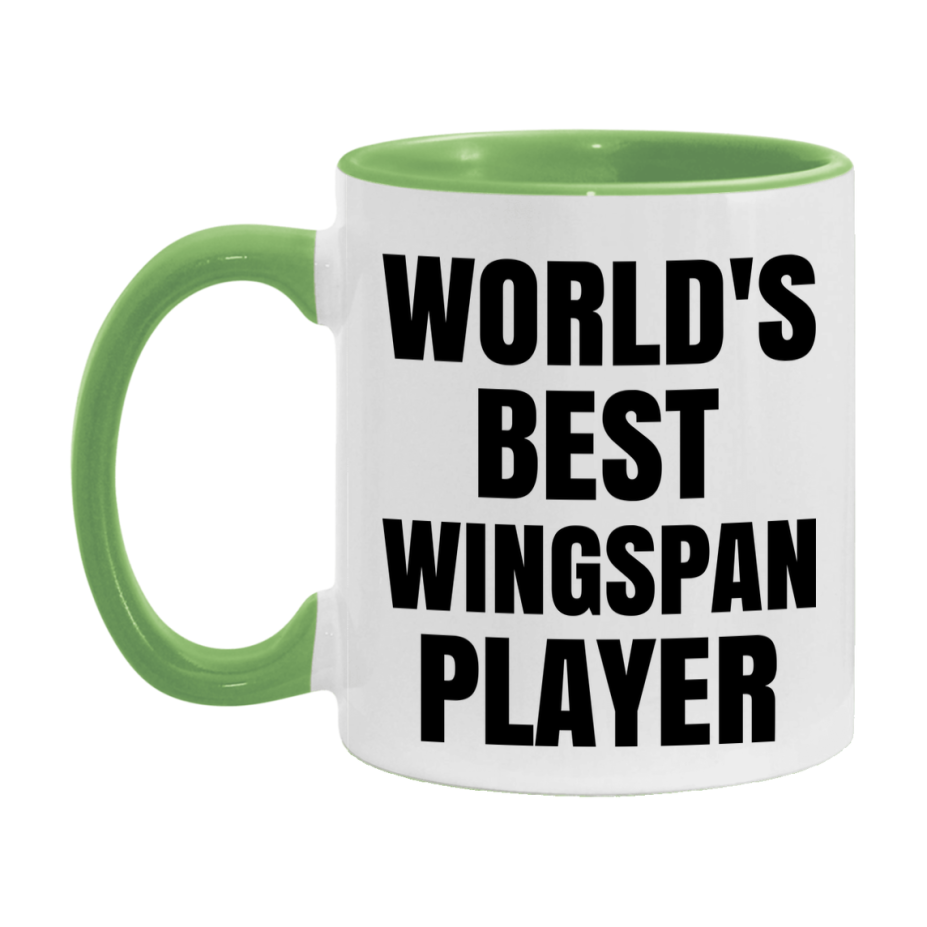 Funny Game Board Mug, World's Okayest Wingspan Player, 11Oz Or 15Oz Ceramic Coffee Cup