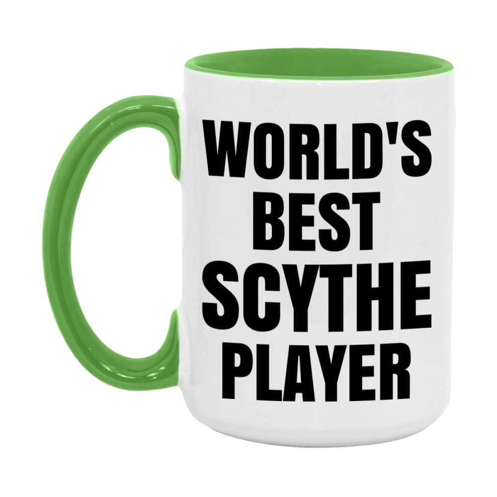 Funny Game Board Mug, World's Okayest Scythe Player, 11Oz Or 15Oz Ceramic Coffee Cup