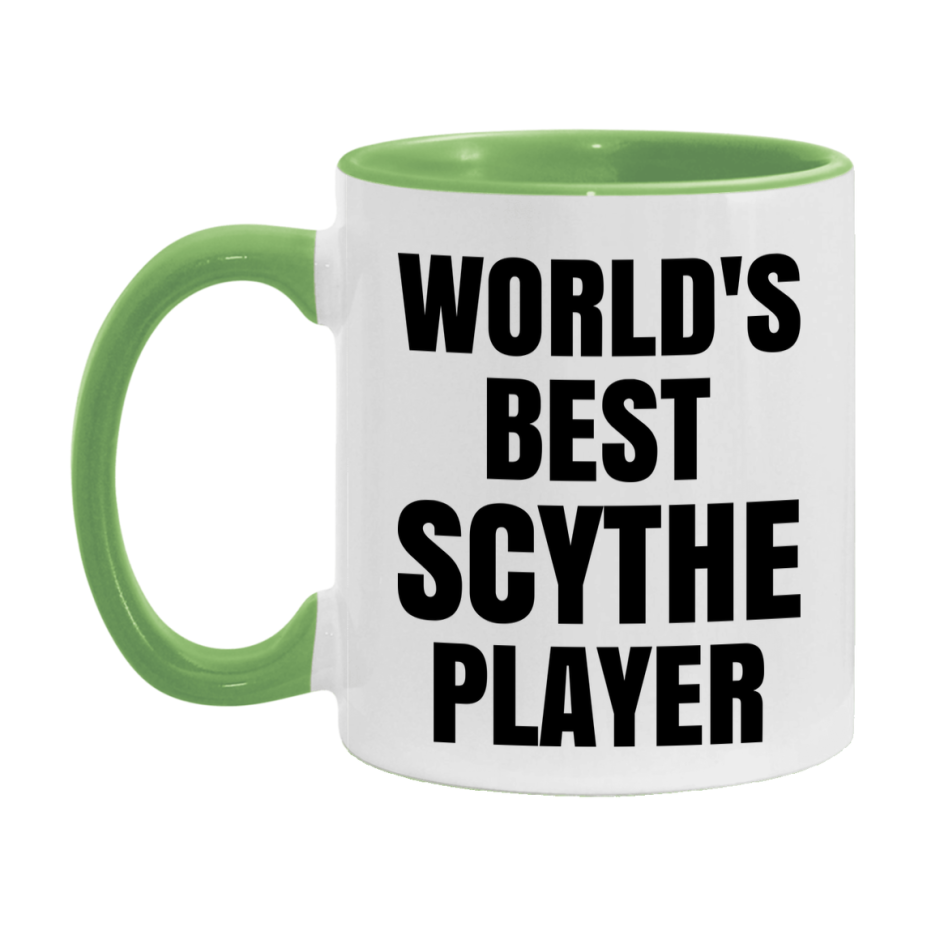 Funny Game Board Mug, World's Okayest Scythe Player, 11Oz Or 15Oz Ceramic Coffee Cup