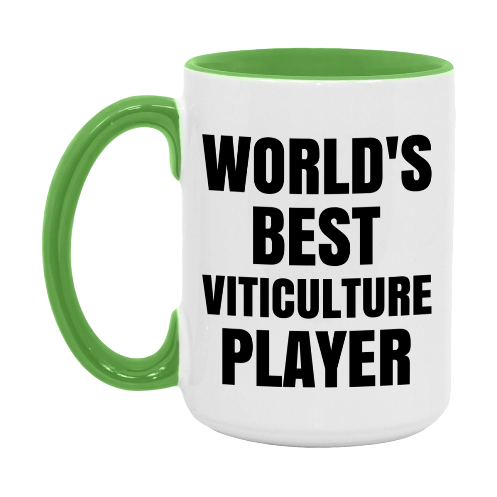 Funny Game Board Mug, World's Okayest Viticulture Player, 11Oz Or 15Oz Ceramic Coffee Cup