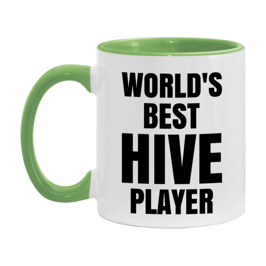 Funny Game Board Mug, World's Okayest Hive Player, 11Oz Or 15Oz Ceramic Coffee Cup