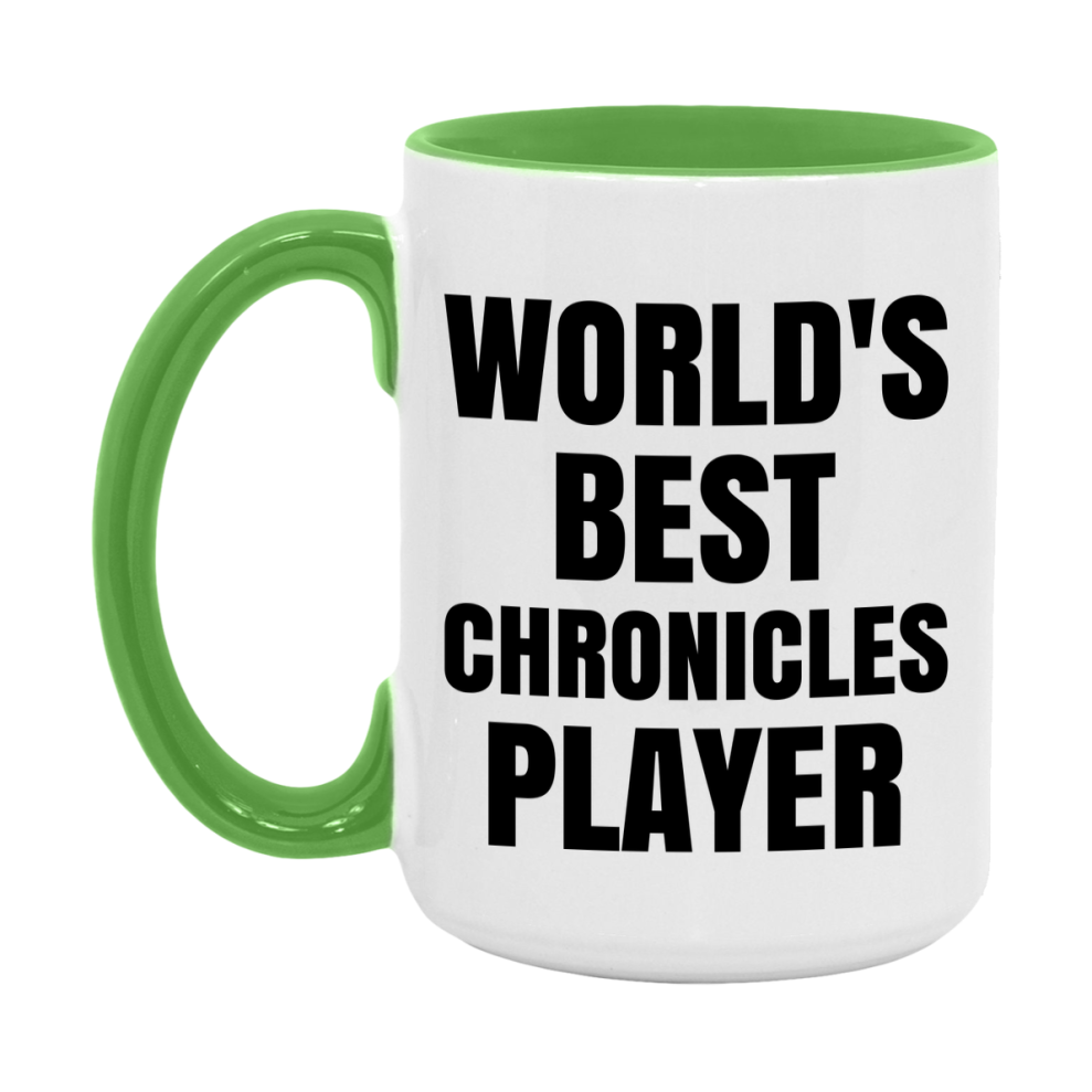 Funny Game Board Mug, World's Okayest Chronicles Player, 11Oz Or 15Oz Ceramic Coffee Cup
