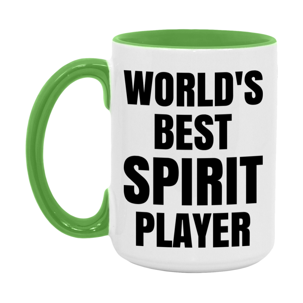 Funny Game Board Mug, World's Okayest Spirit Player, 11Oz Or 15Oz Ceramic Coffee Cup