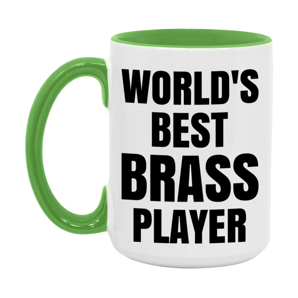 Funny Game Board Mug, World's Okayest Brass Player, 11Oz Or 15Oz Ceramic Coffee Cup