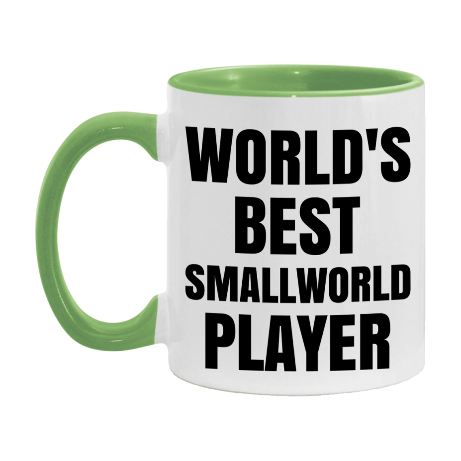 Funny Game Board Mug, World's Okayest Smallworld Player, 11Oz Or 15Oz Ceramic Coffee Cup