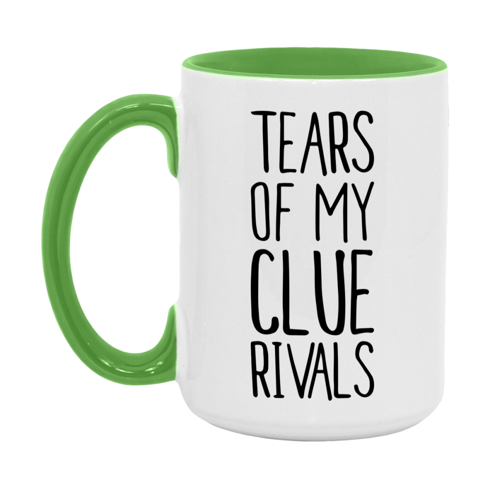 Funny Clue Gameboard Mug – Tears Of My Clue Rivals, 11Oz Or 15Oz White Ceramic Coffee Cup Gift
