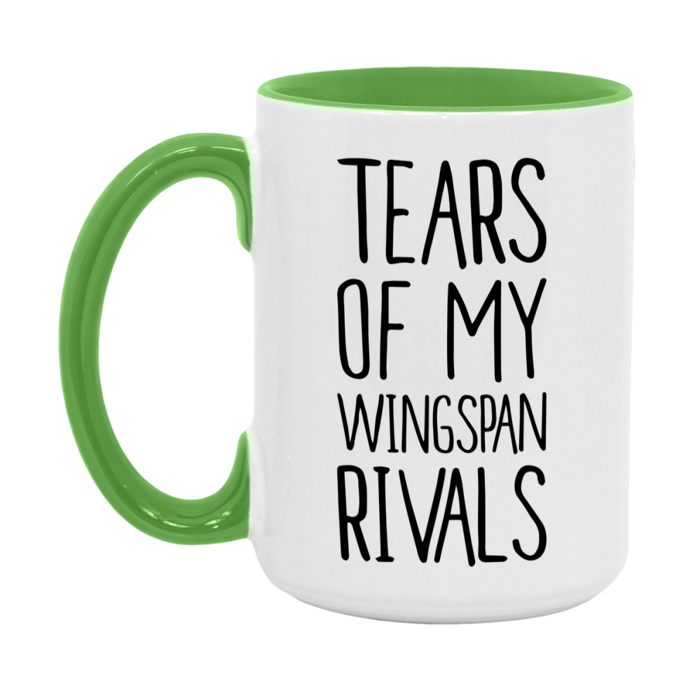 Funny Wingspan Gameboard Mug – Tears Of My Wingspan Rivals, 11Oz Or 15Oz White Ceramic Coffee Cup Gift