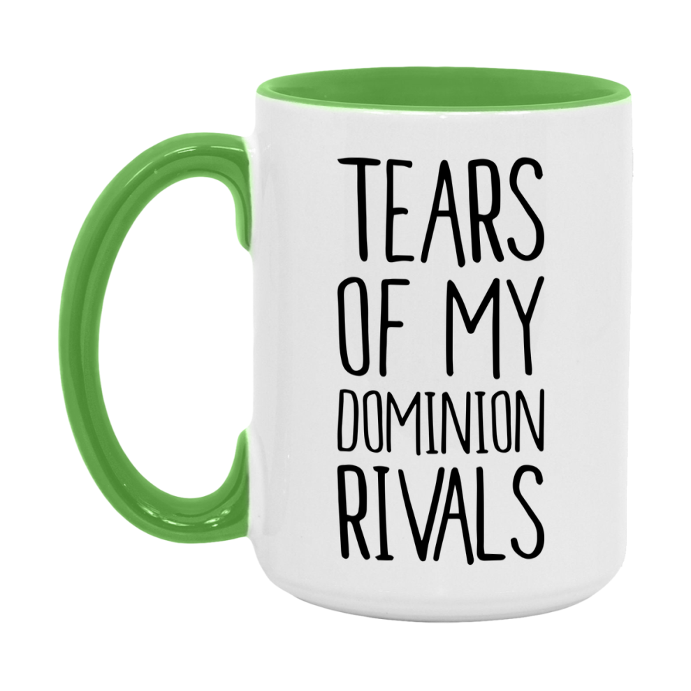 Funny Dominion Gameboard Mug – Tears Of My Dominion Rivals, 11Oz Or 15Oz White Ceramic Coffee Cup Gift