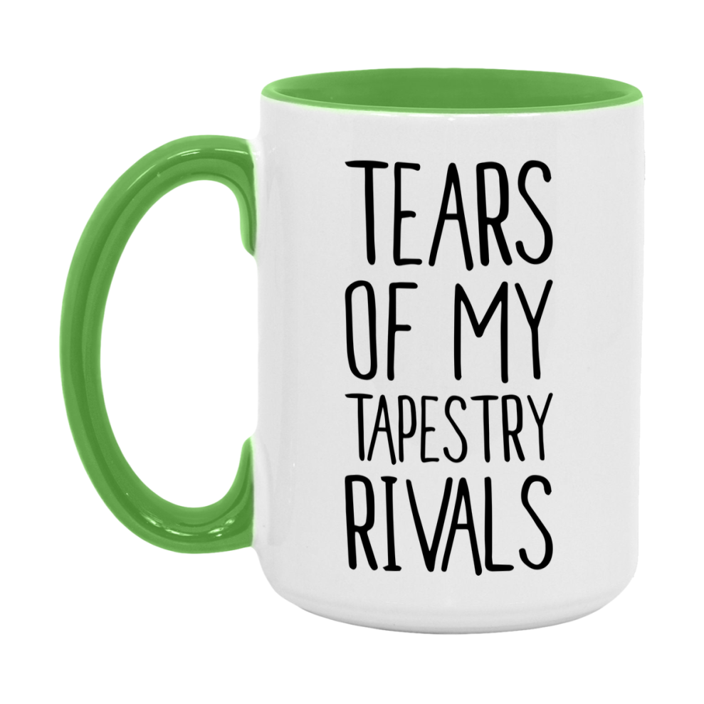Funny Tapestry Gameboard Mug – Tears Of My Tapestry Rivals, 11Oz Or 15Oz White Ceramic Coffee Cup Gift