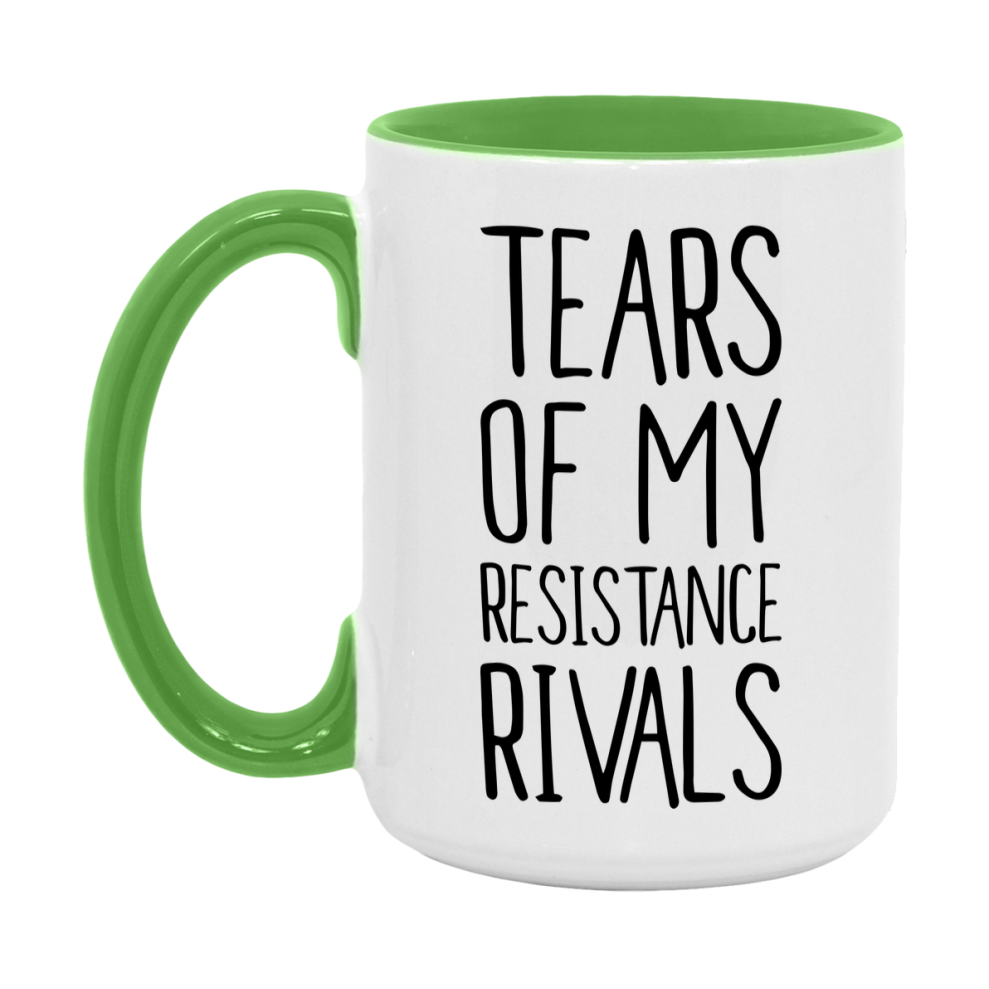 Funny Resistance Gameboard Mug – Tears Of My Resistance Rivals, 11Oz Or 15Oz White Ceramic Coffee Cup Gift