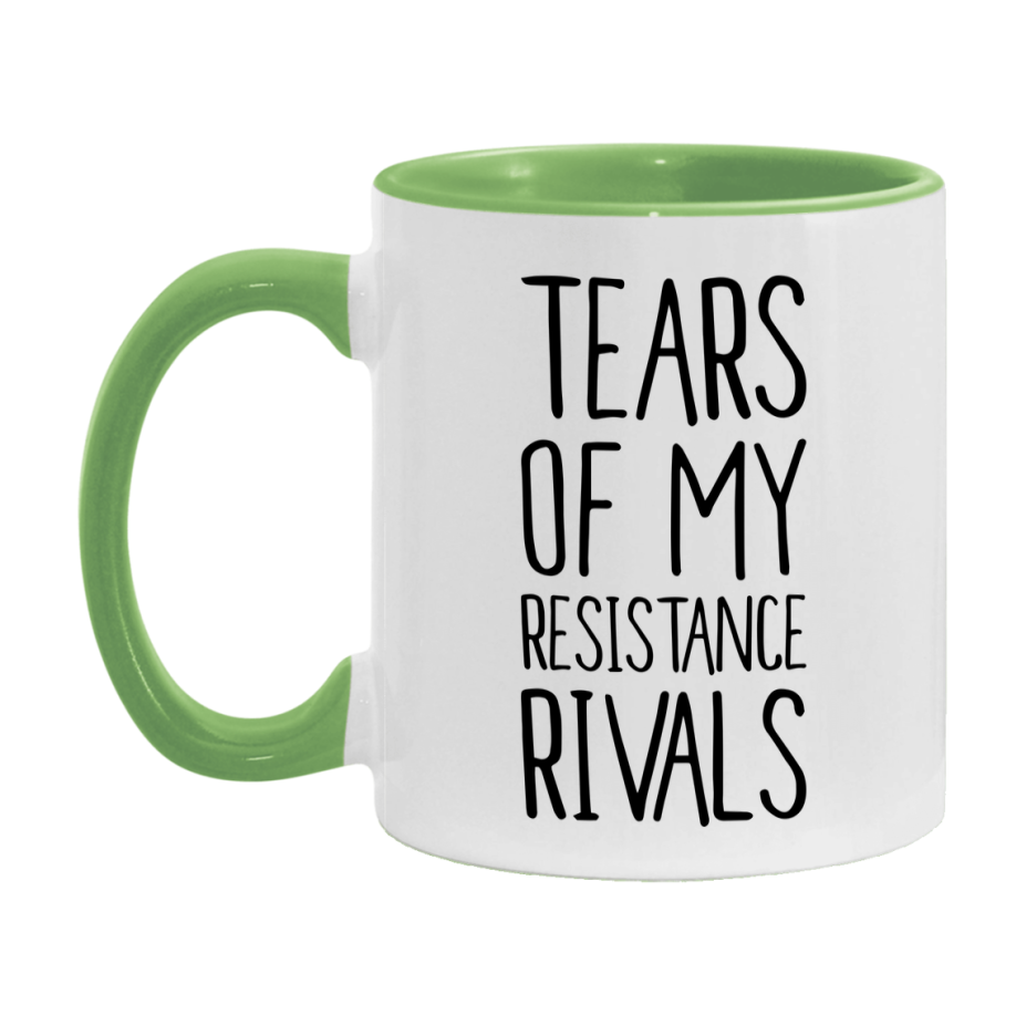 Funny Resistance Gameboard Mug – Tears Of My Resistance Rivals, 11Oz Or 15Oz White Ceramic Coffee Cup Gift