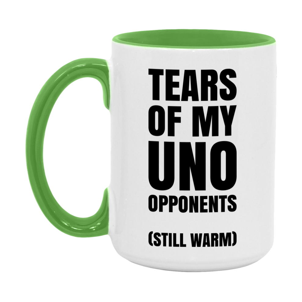 Board Game Gift – Tears Of My Uno Opponents Mug, 11Oz Or 15Oz White Ceramic Coffee Cup